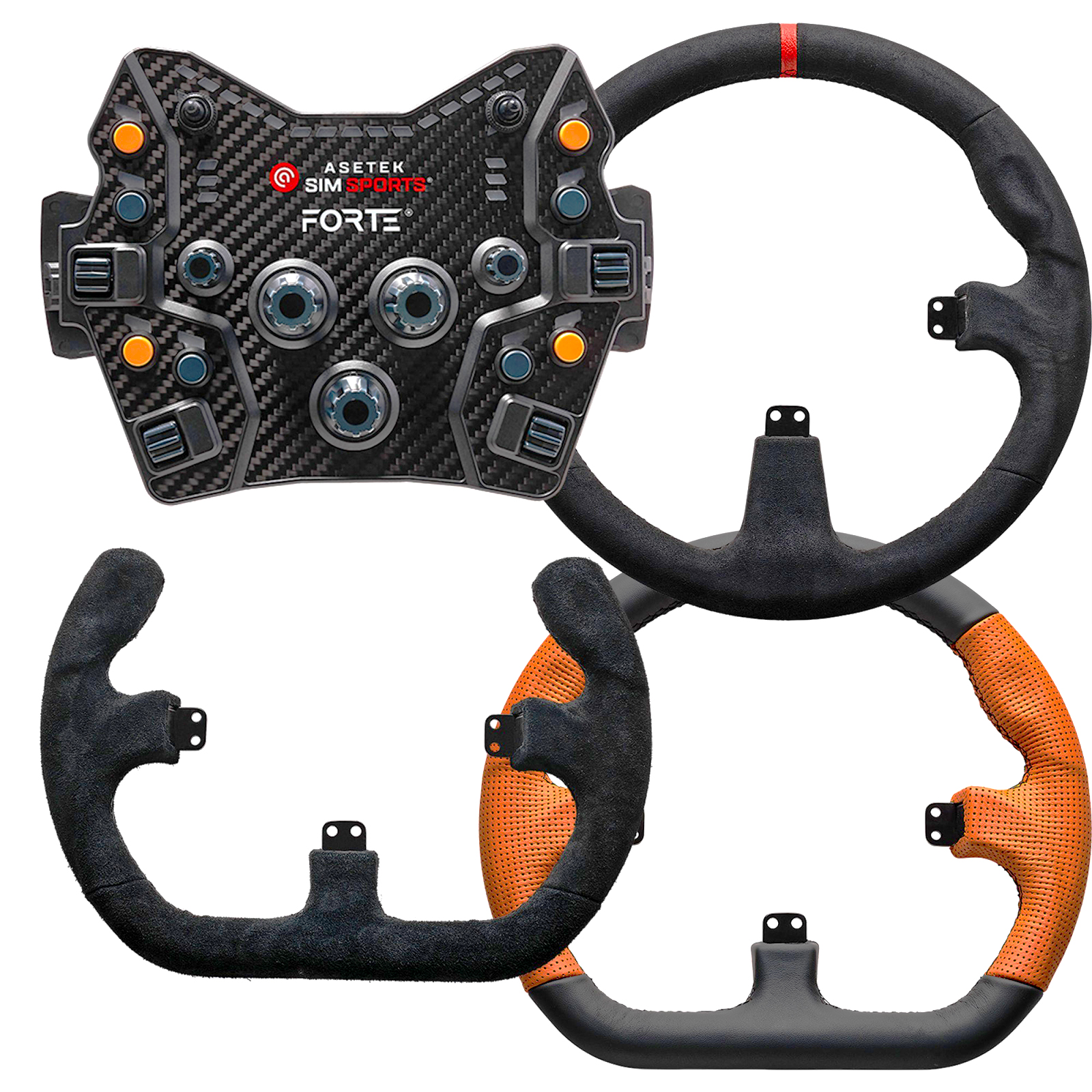 RSeat Europe SimracingAsetek Forte Button Box - Forte Button